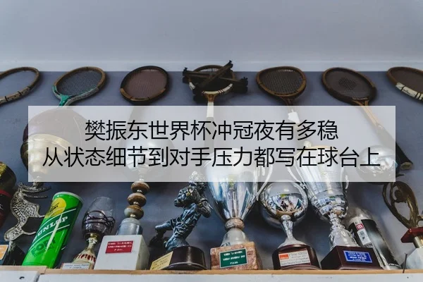 樊振东世界杯冲冠夜有多稳 从状态细节到对手压力都写在球台上
